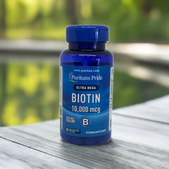 Biotin 10,000 mcg - Natural Powder Lab PR